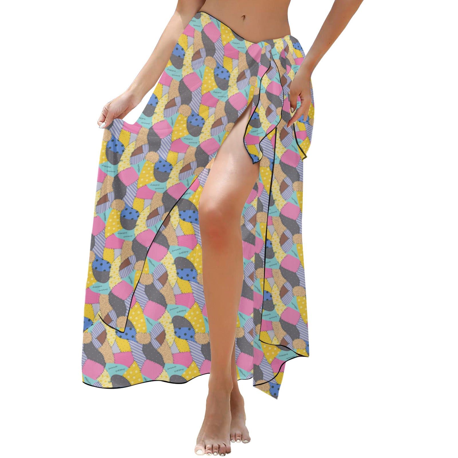 Sally's Dress Long Beach Sarong Wrap – Ambrie Sally's Dress Long Beach Sarong Wrap – Ambrie