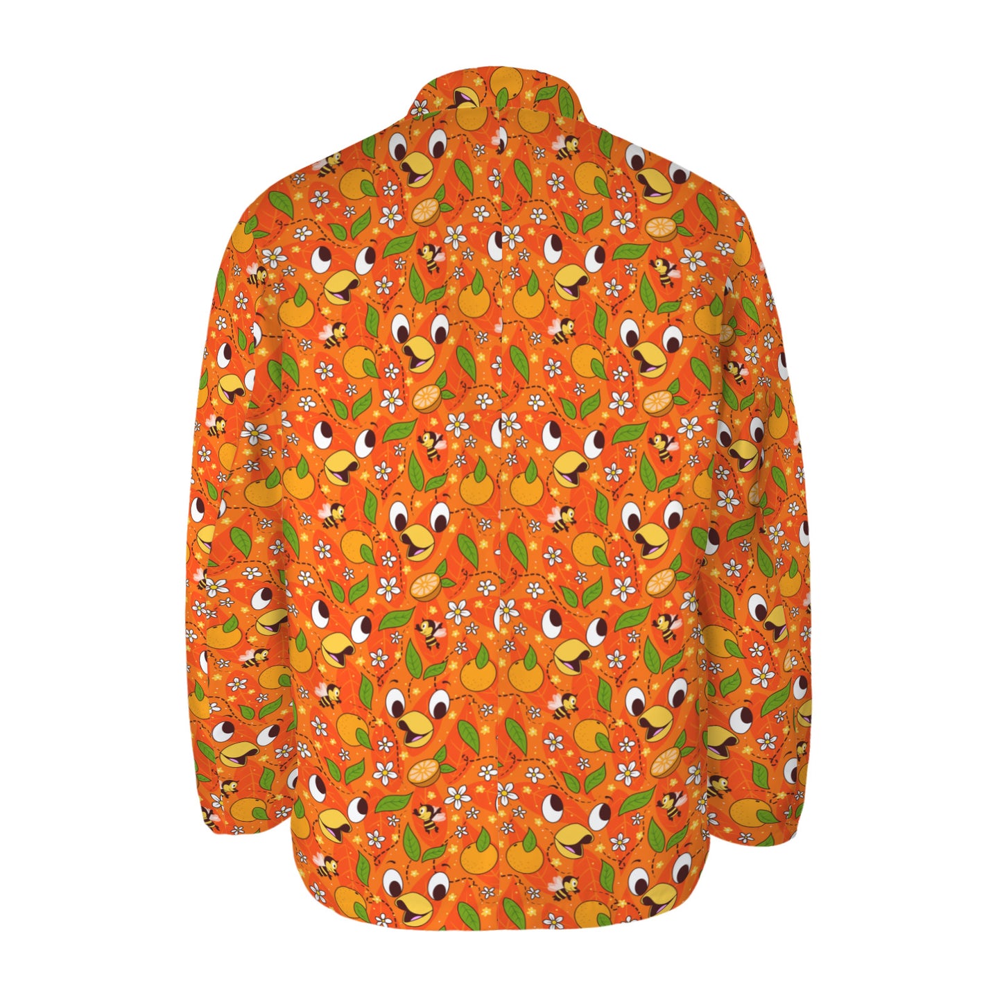 Orange Bird Men's Blazer Jacket