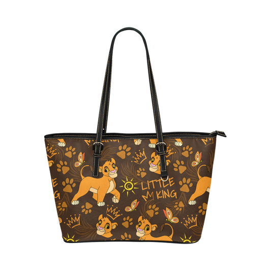 Little King Leather Tote Bag