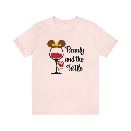 Beauty And The Bottle Unisex Graphic Tee