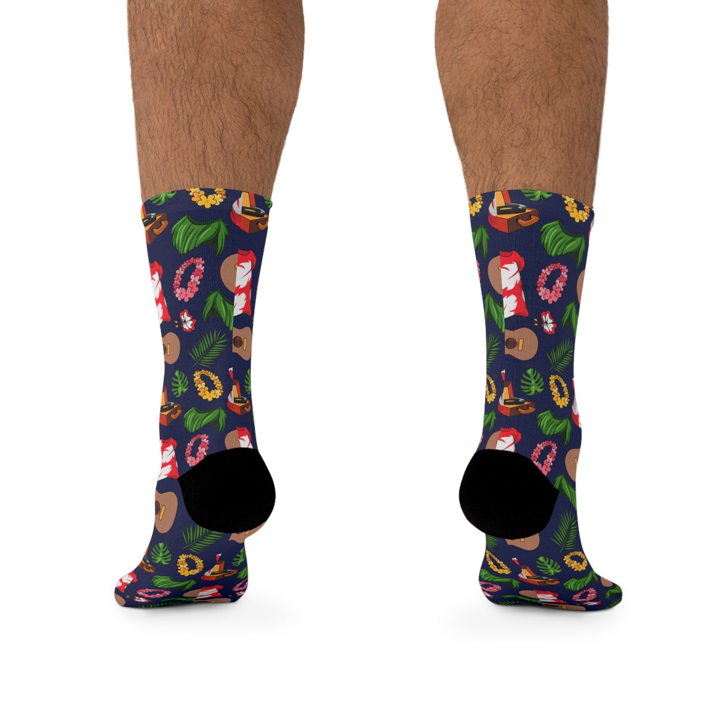Disney Lilo And Stitch Hawaiian Roller Coaster Socks