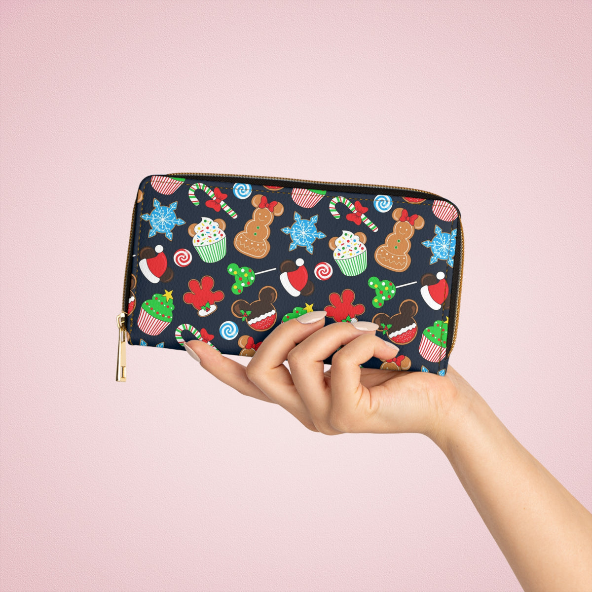 Christmas Desserts Zipper Wallet