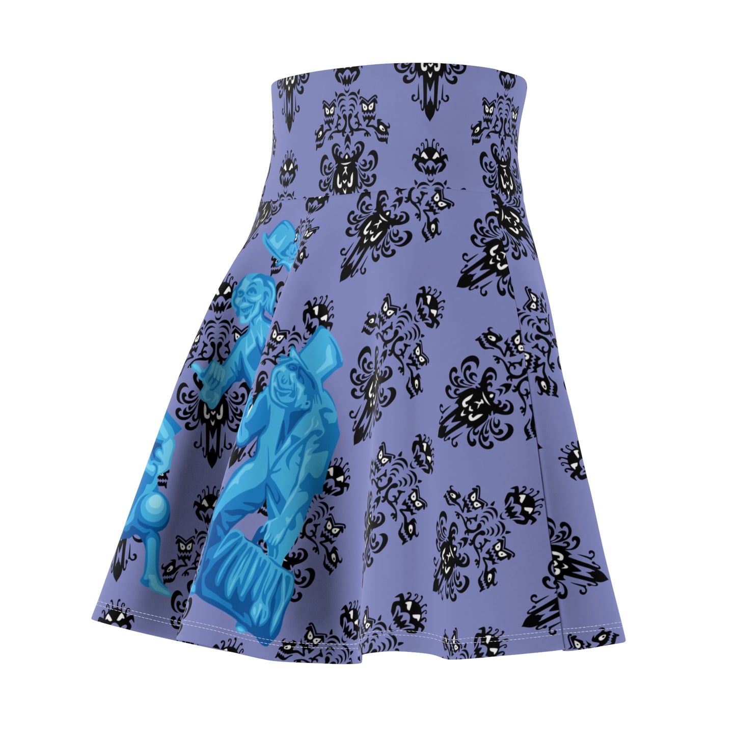 Haunted Mansion Hitchhiking Ghosts Women's Skater Skirt