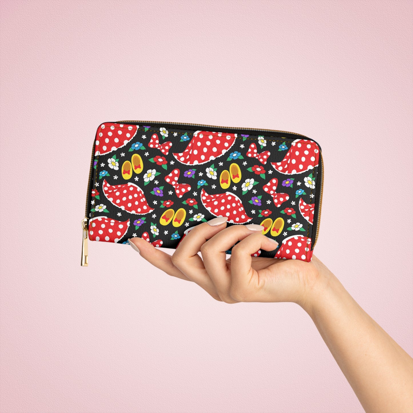 Disney Minnie Mouse Fancy Zipper Wallet