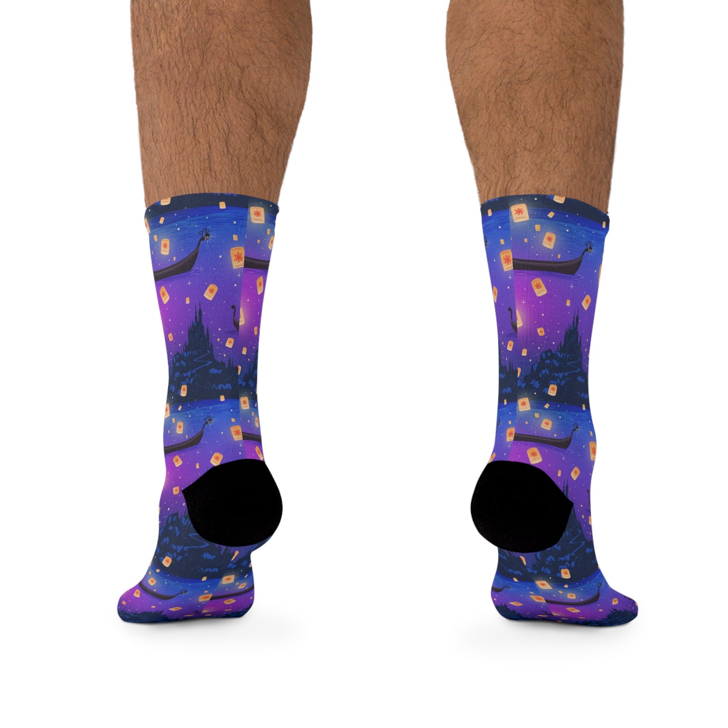 Disney Tangled Rapunzel Flying Lanterns Socks
