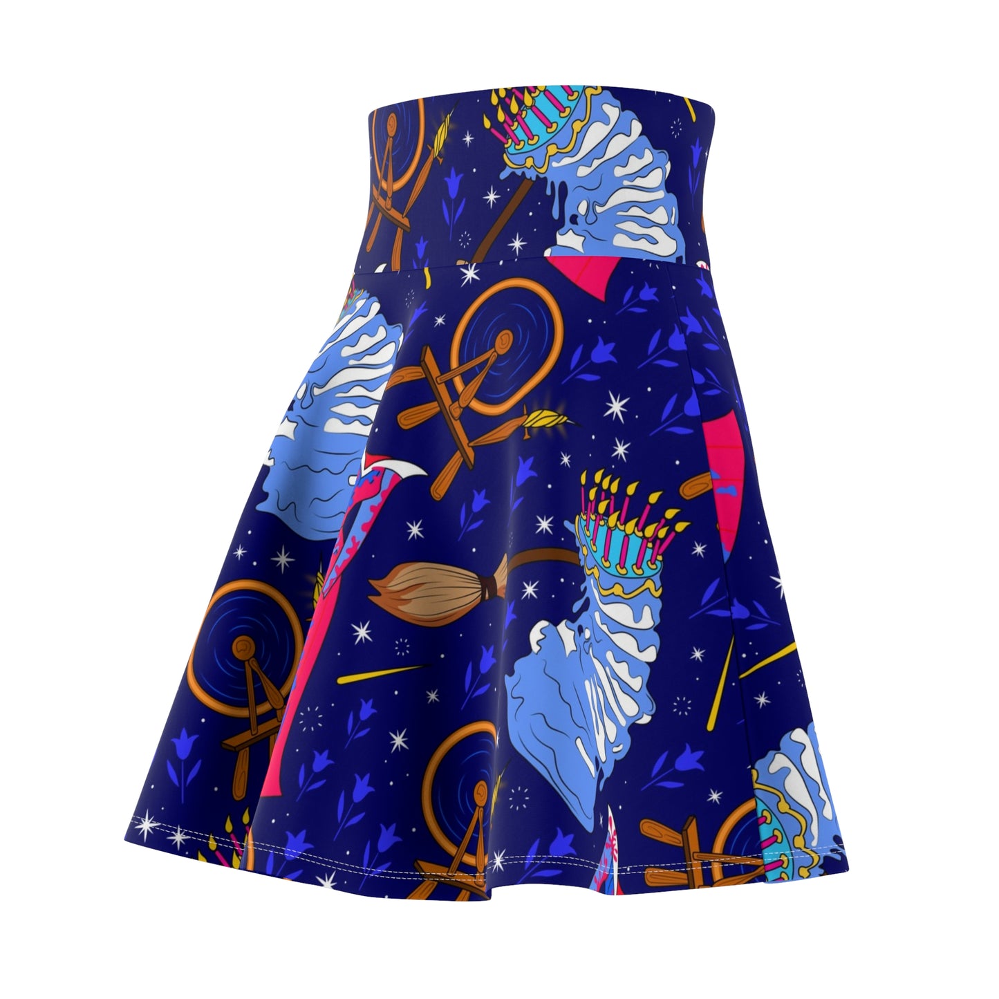 Disney Sleeping Beauty Make It Blue Make It Pink Women's Skater Skirt