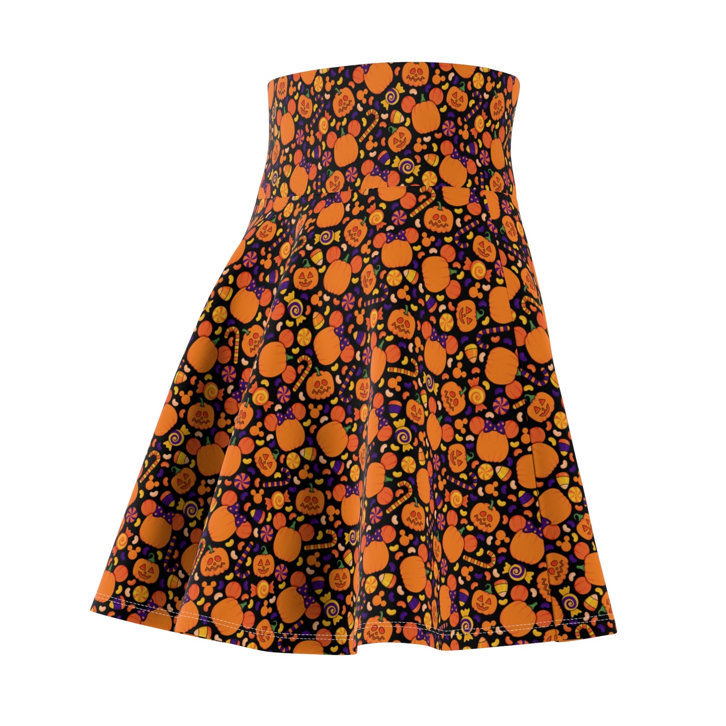 Pumpkins And Candy Women's Skater Skirt