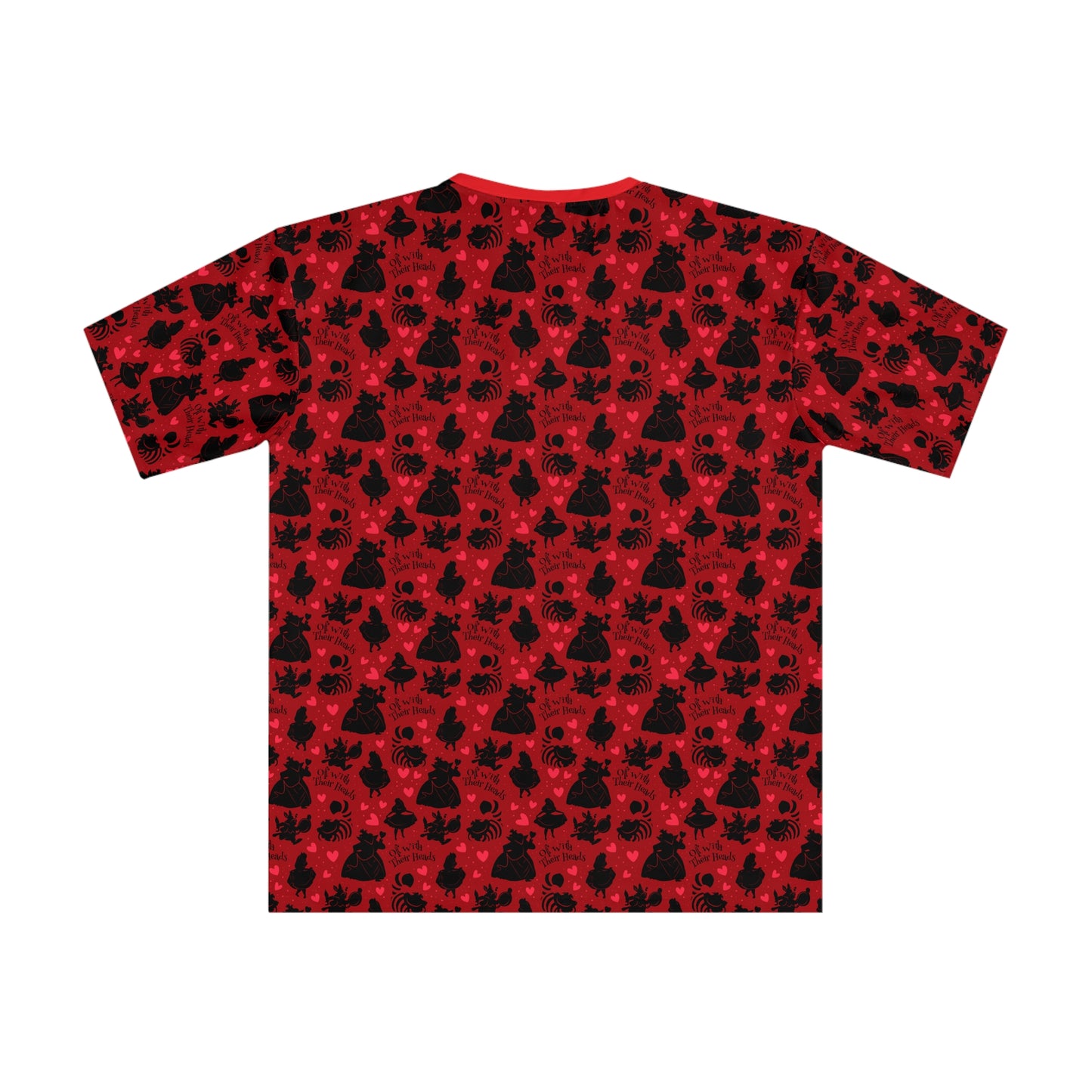 Disney Alice In Wonderland Queen Of Hearts Off With Their Heads Unisex Loose T-shirt