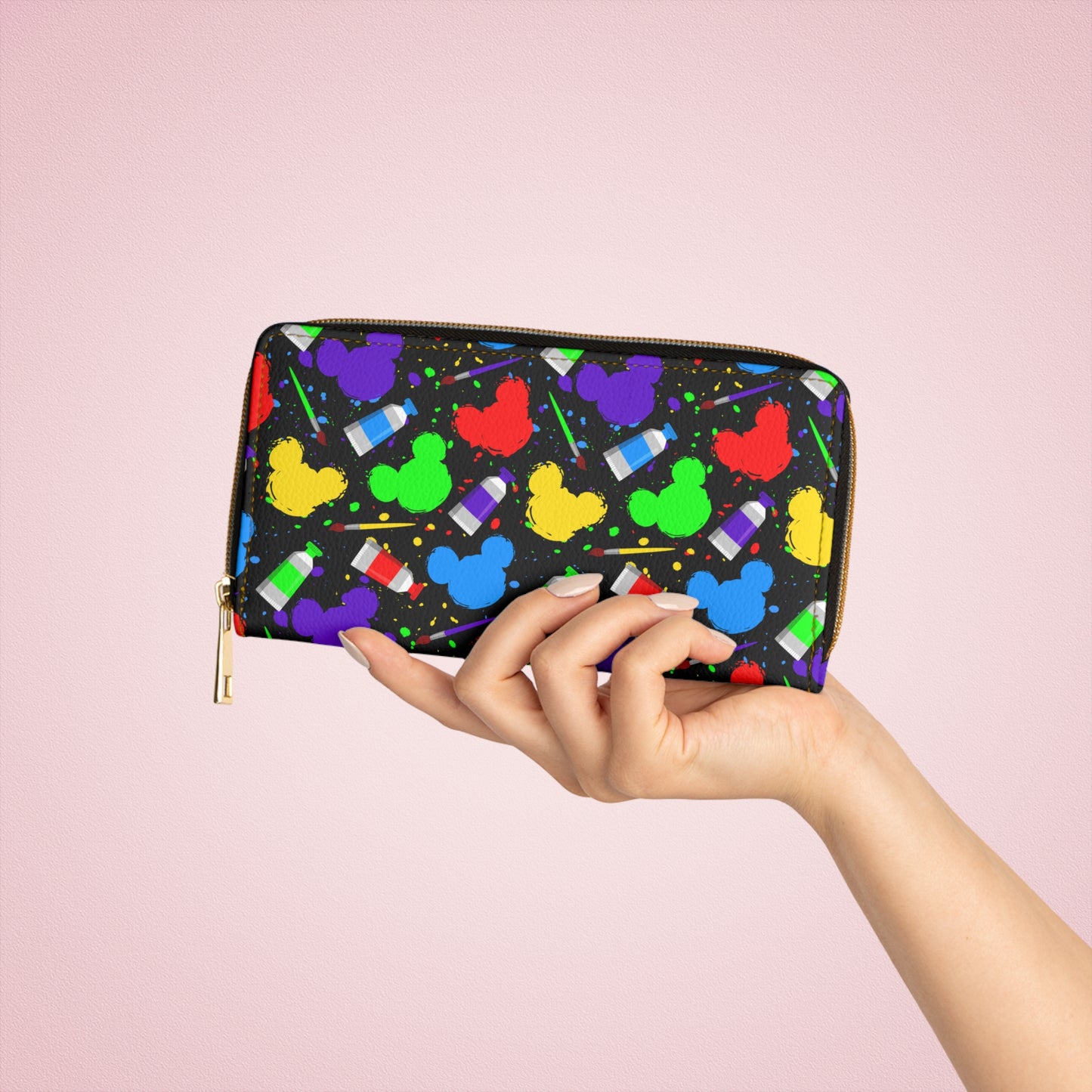 Disney World Epcot Art Festival Zipper Wallet