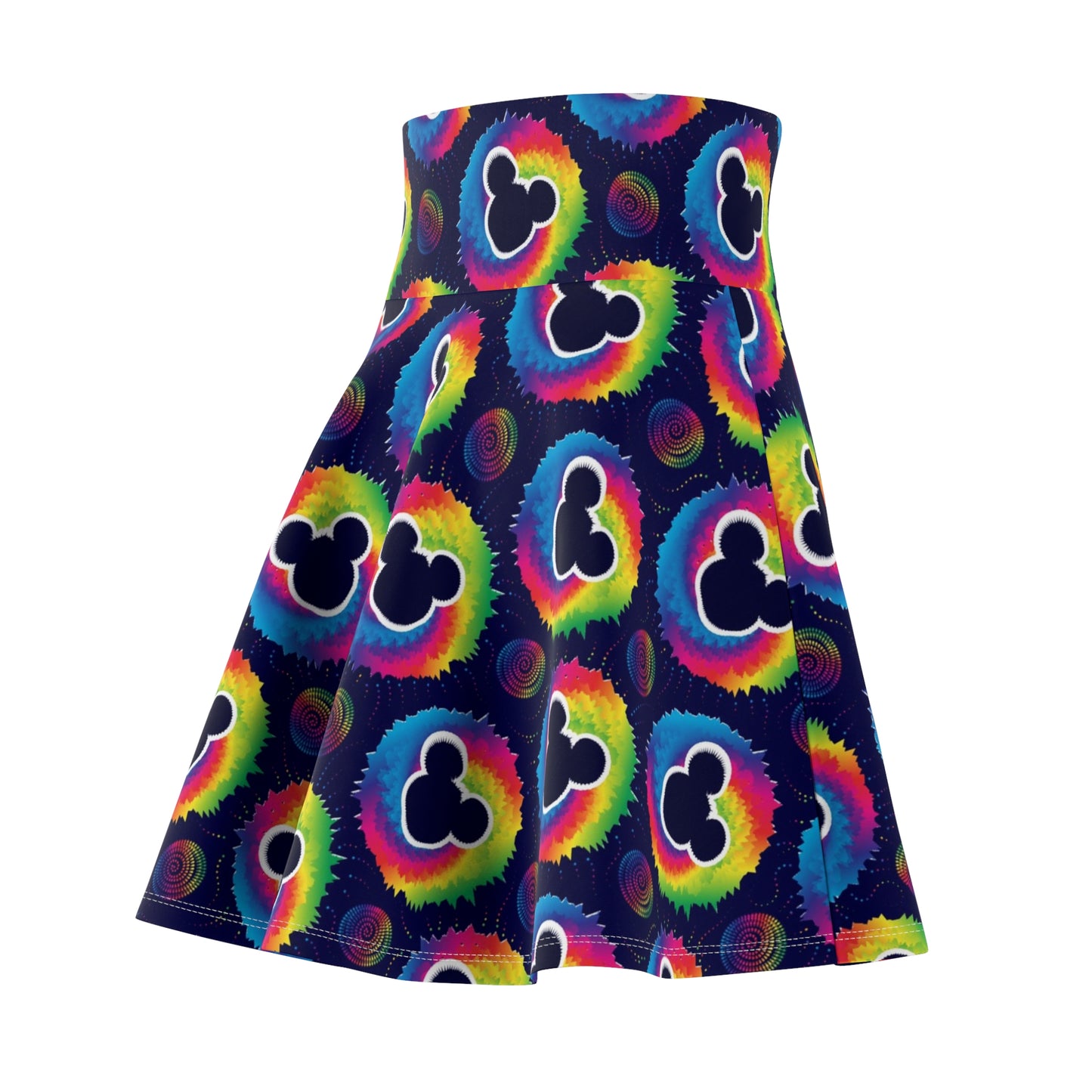 Tie Dye Women's Skater Skirt - Ambrie