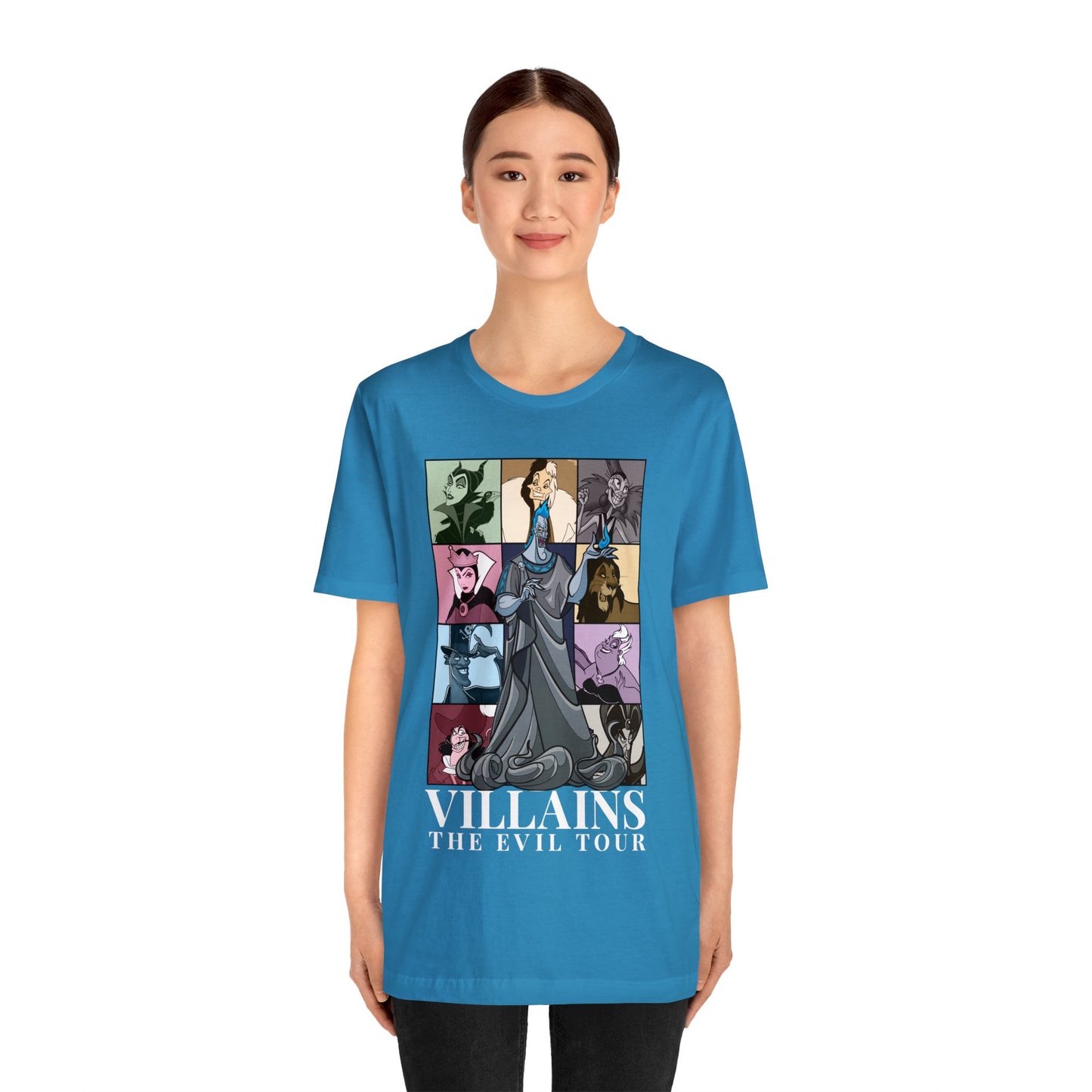 Villains Evil Tour Unisex Graphic Tee - Multiple Colors