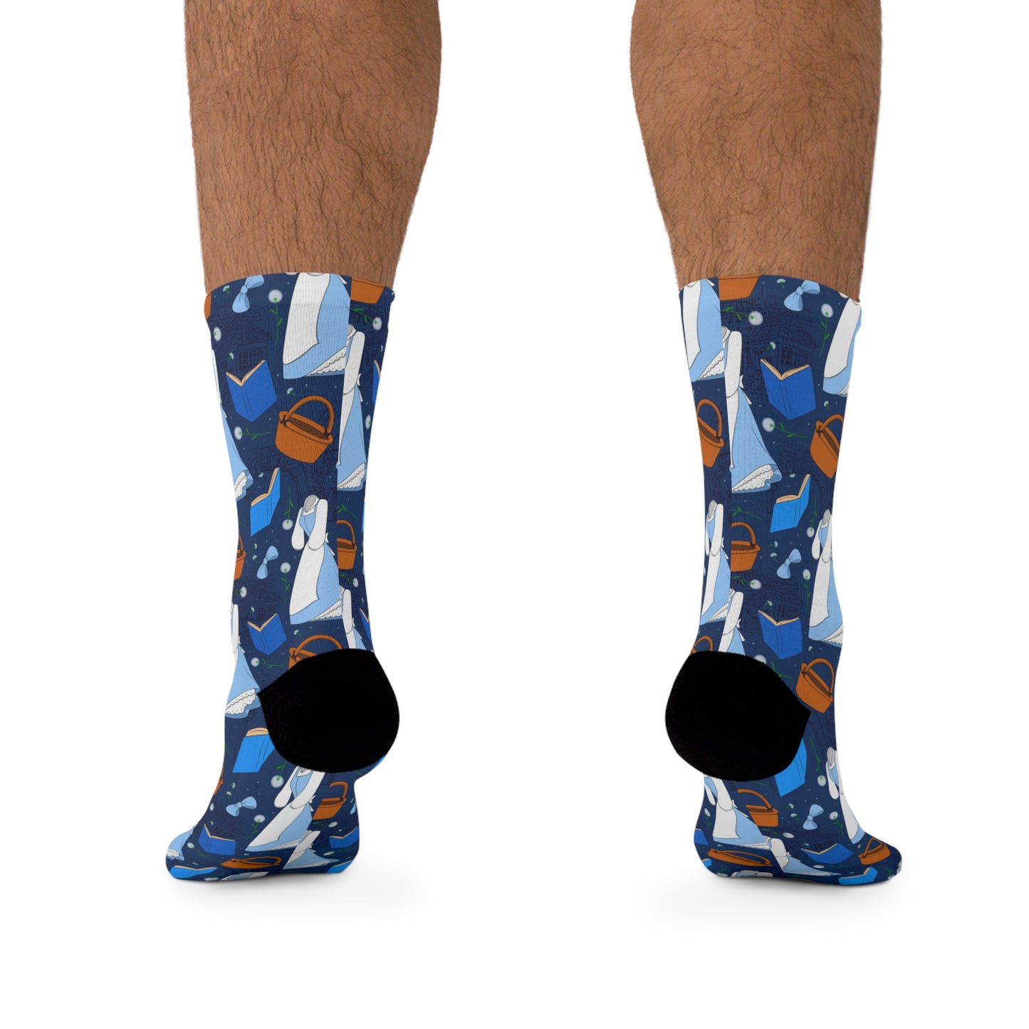 Disney Beauty And The Beast Nose Stuck In A Book Socks