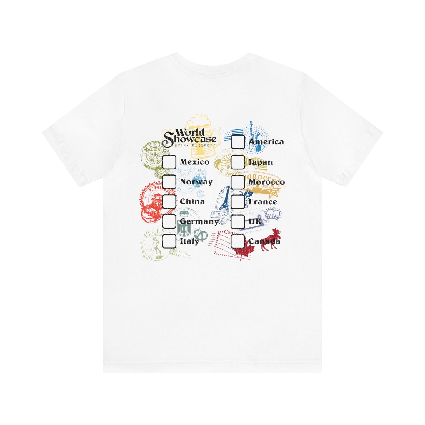 Drink Around The World Unisex Graphic Tee - Multiple Colors