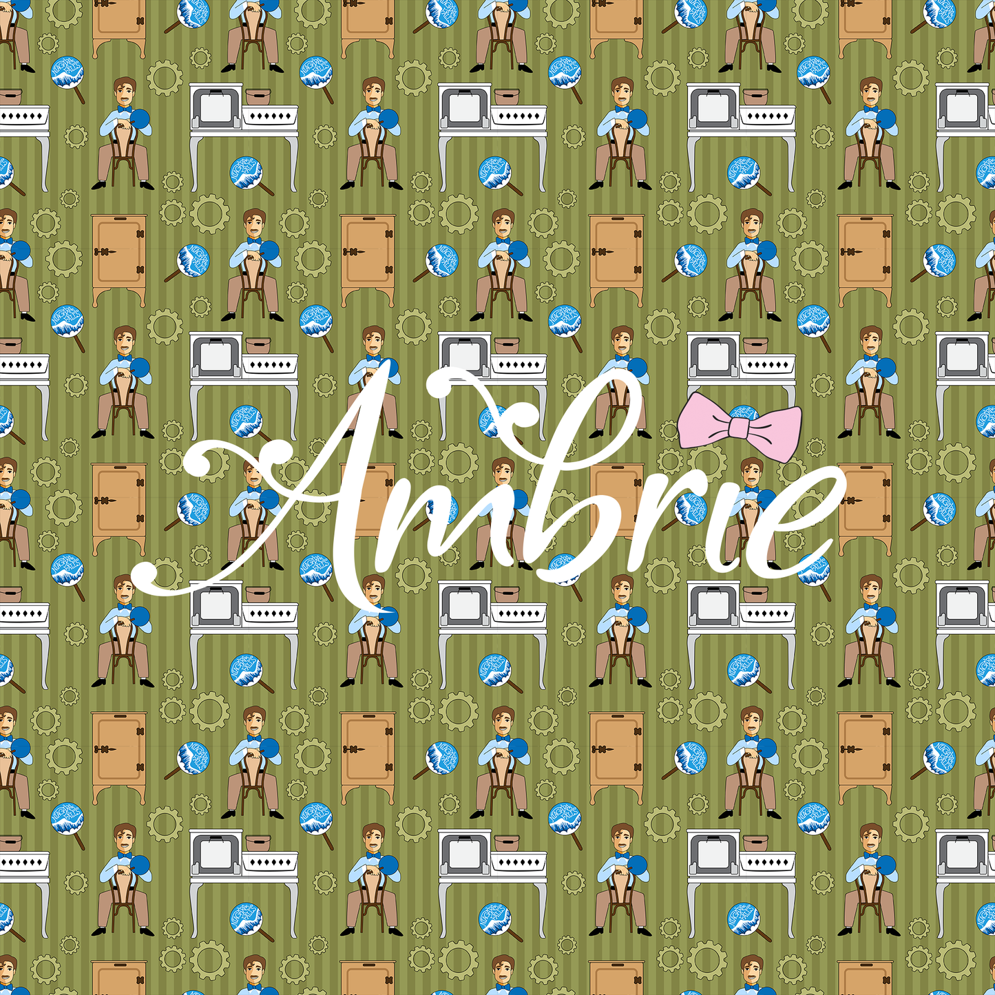 Carousel Of Progress Seamless Pattern, Magical Cartoon Seamless pattern, Fabric Sublimation