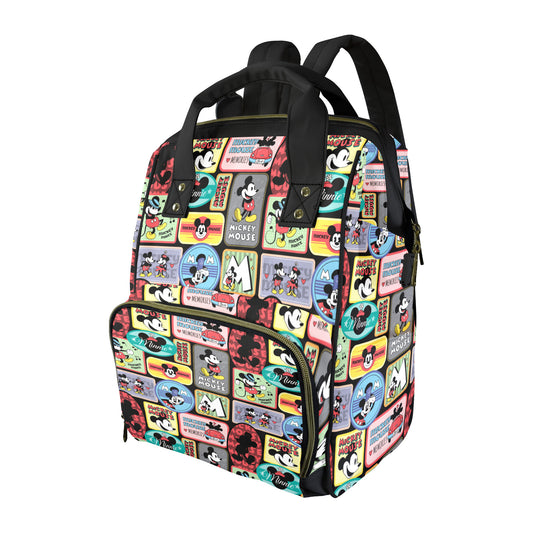 Mickey Stickers Multi-Function Diaper Bag