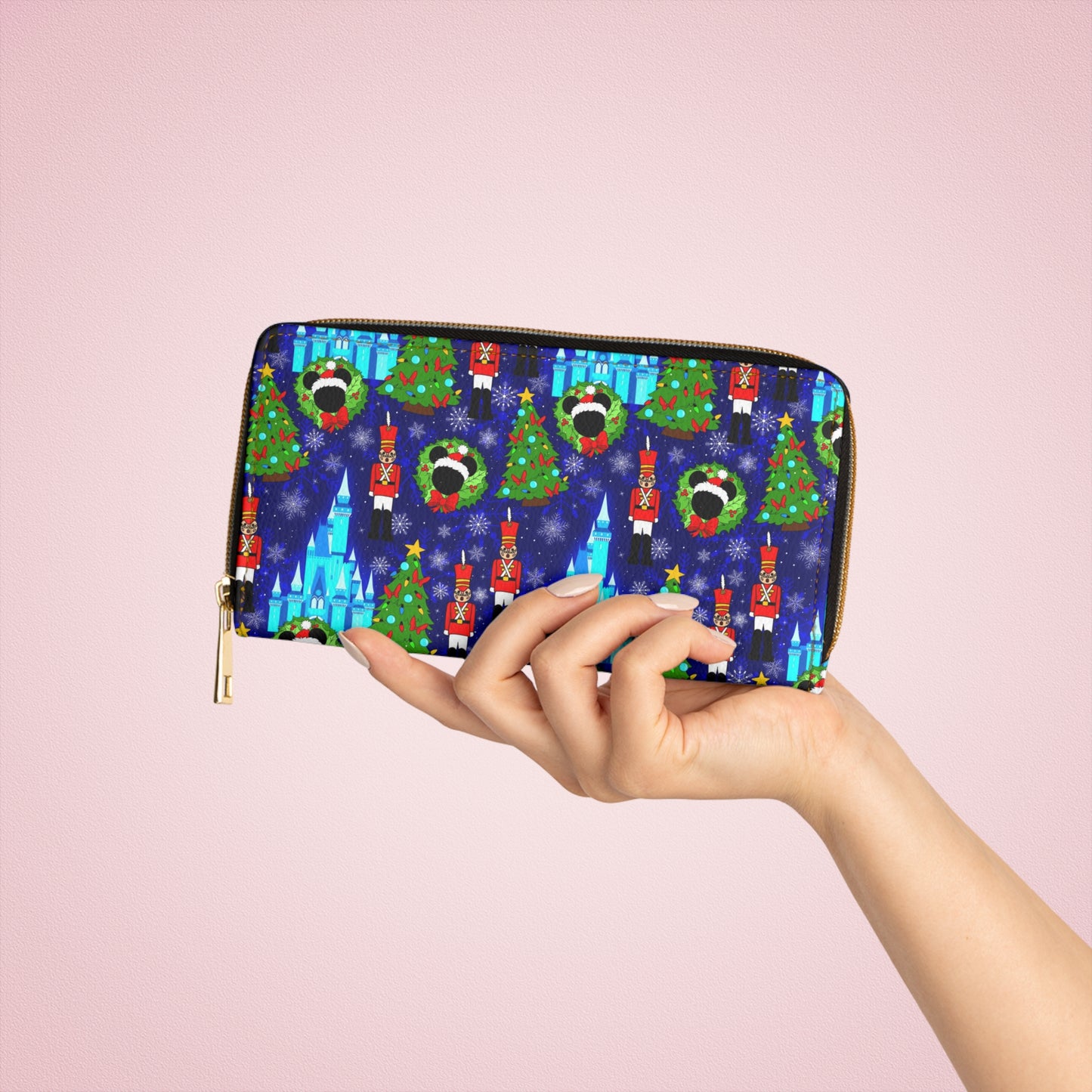 Magic Castle Christmas Zipper Wallet