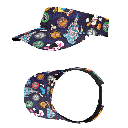 Mickey Wine And Dine Race Athletic Visor