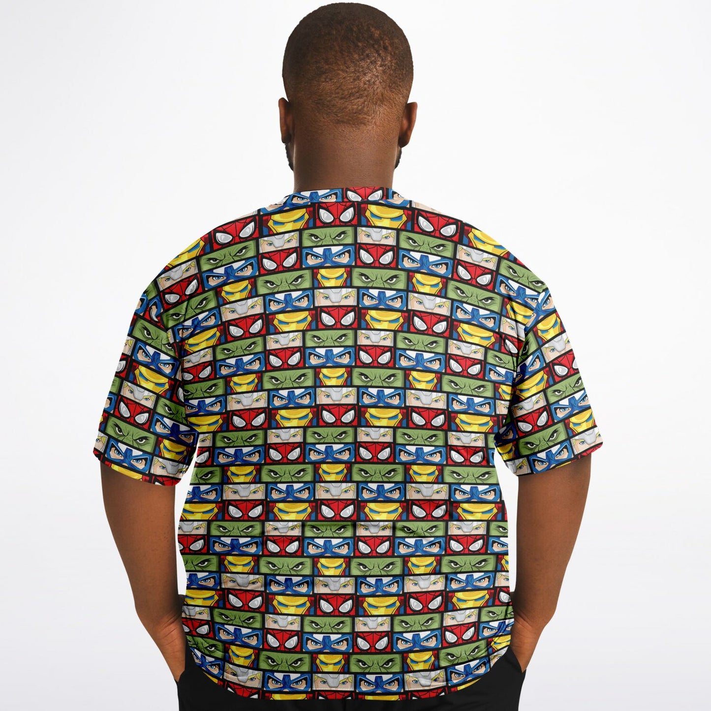 Super Heroes Eyes Unisex Plus-size T-Shirt