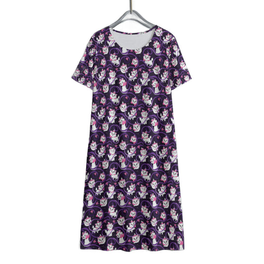 Because I'm A Lady Women's Swing Dress With Short Sleeve