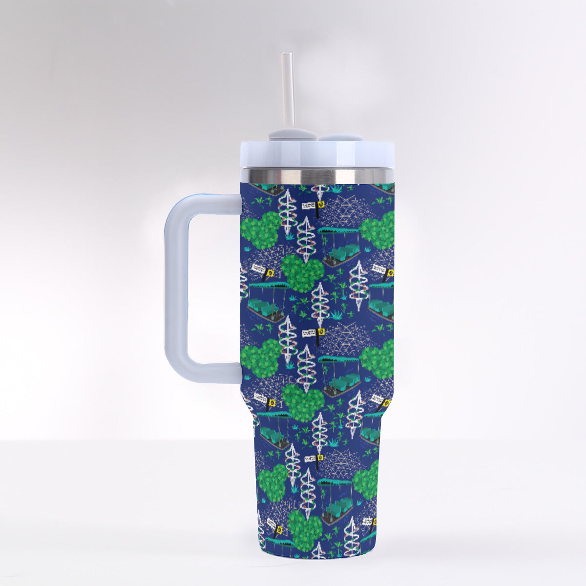 Living With The Land 40 oz Tumbler With Handle