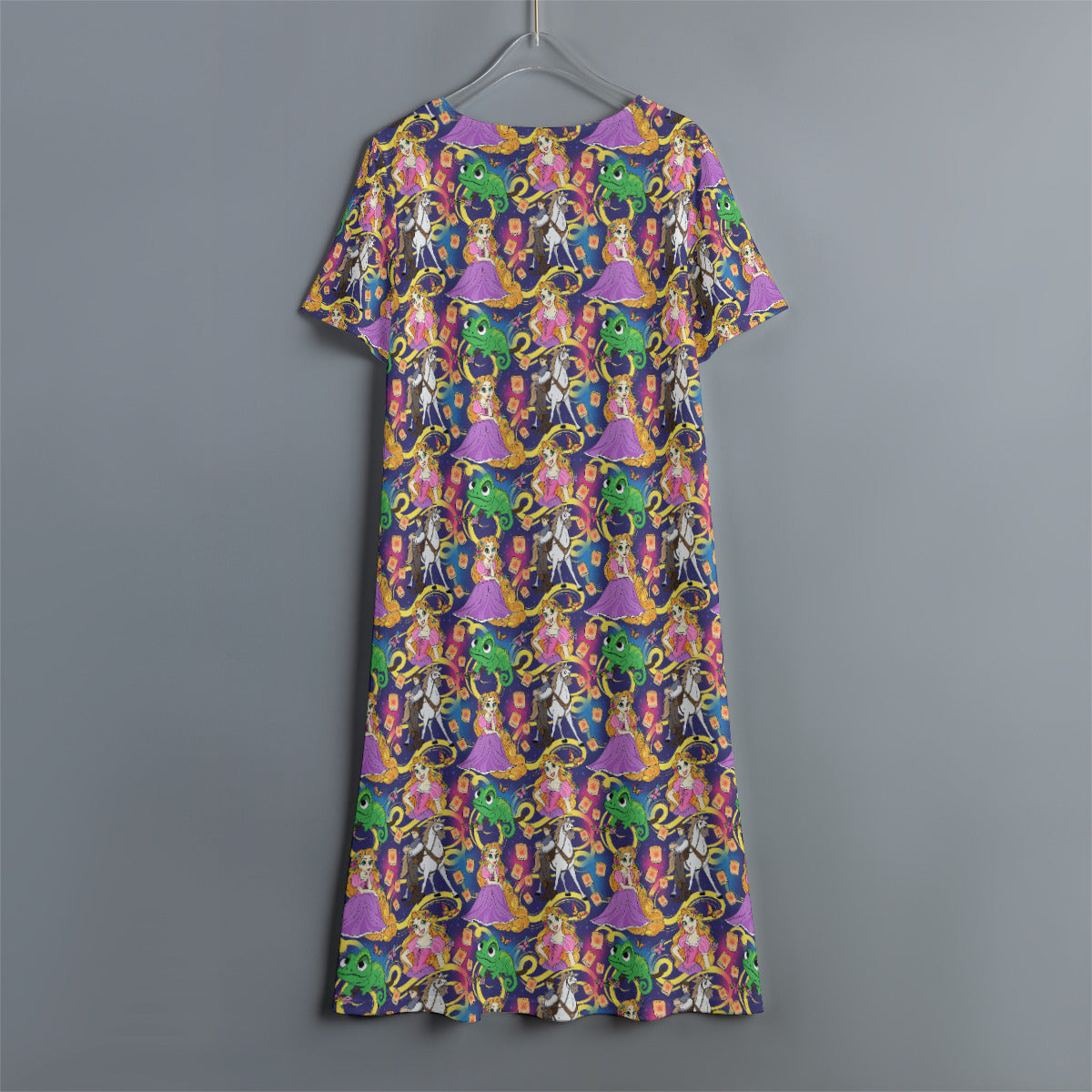 At Last I See The Light Women's Swing Dress With Short Sleeve