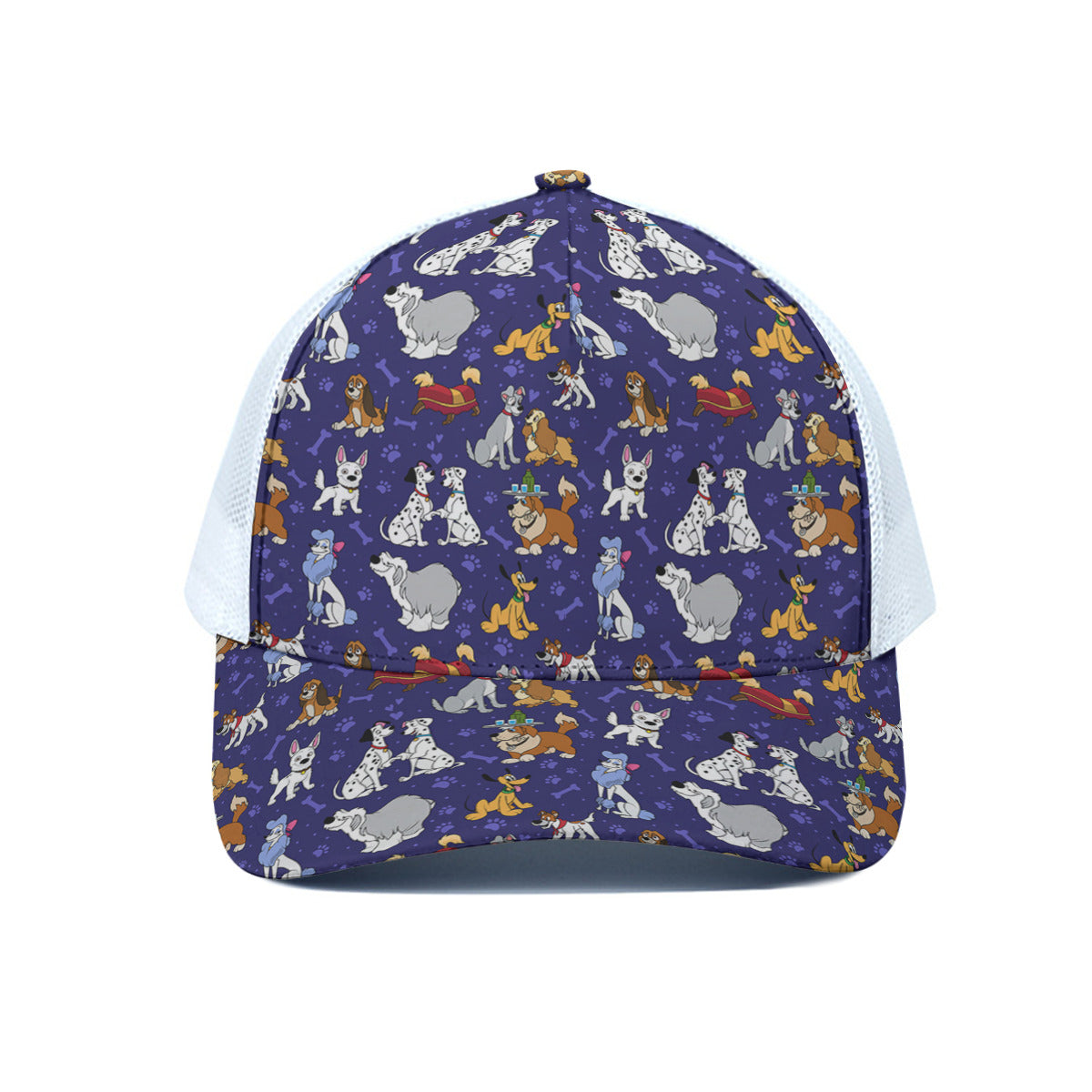 Dog Favorites Unisex Trucker Hat With White Half Mesh