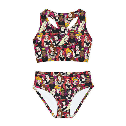 Bad Girls Girls Two Piece Swimsuit