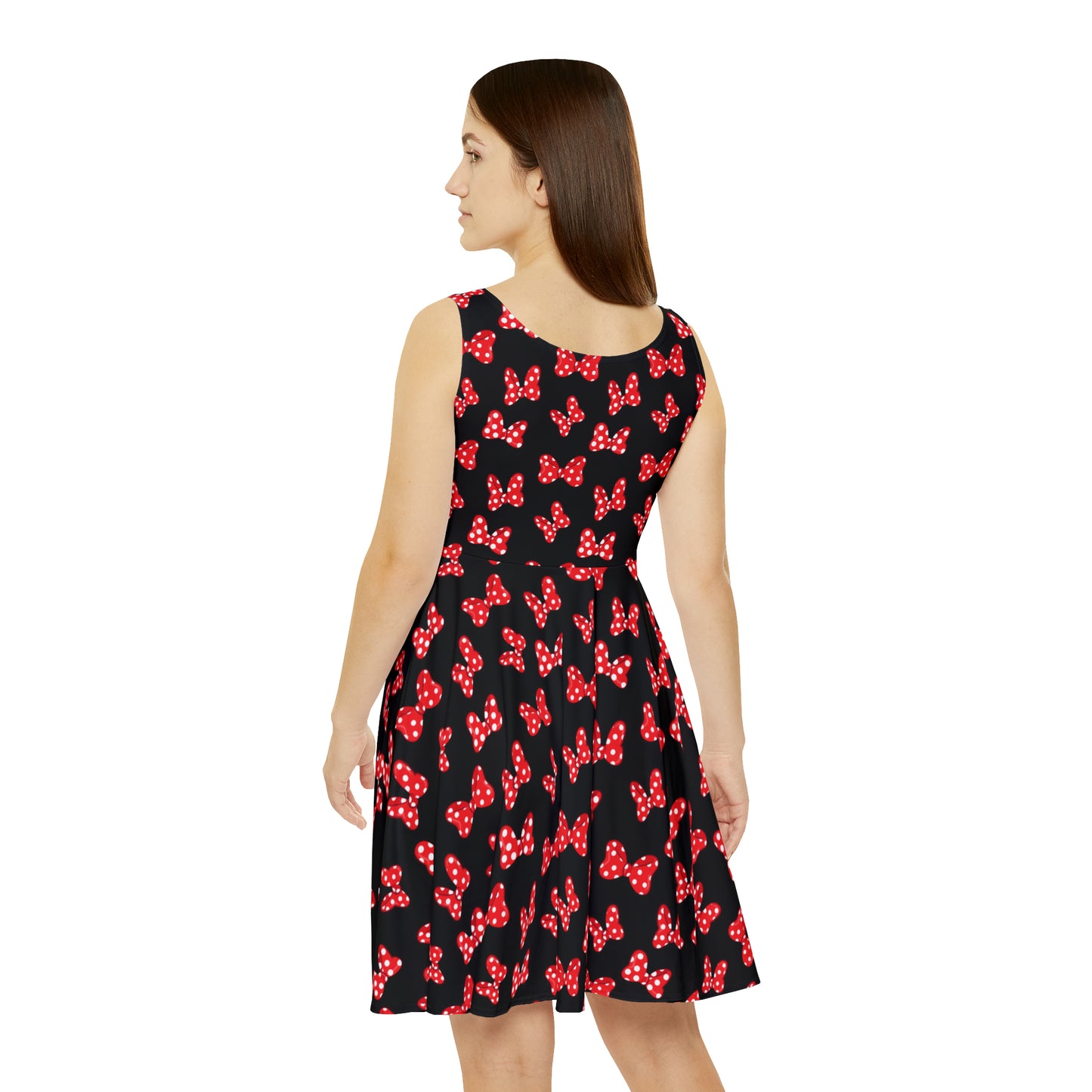 Polka Dot Bows Women's Skater Dress - Ambrie