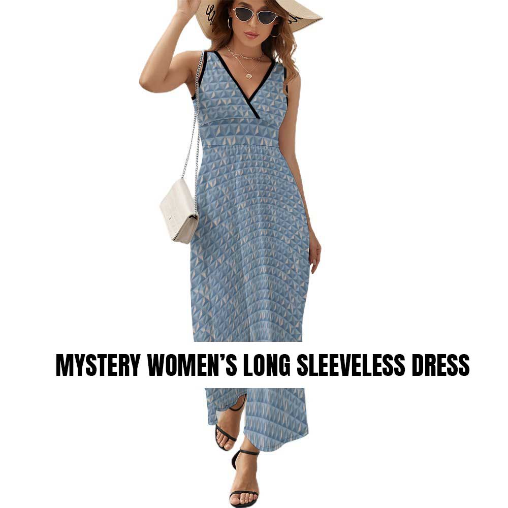 Mystery Women's Long Sleeveless Dress - Ambrie