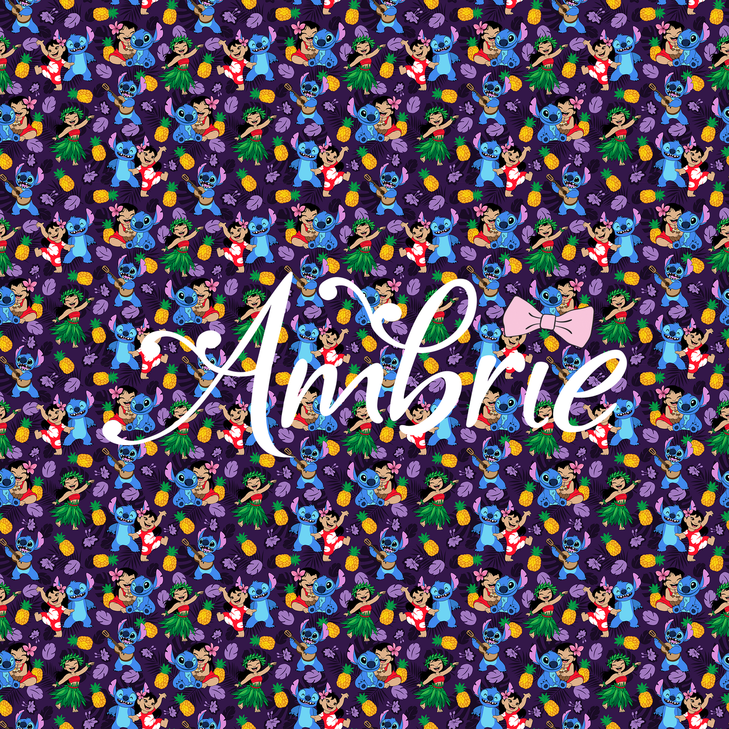 Island Friends Seamless Pattern, Magical Cartoon Seamless pattern, Fabric Sublimation