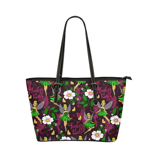 Tinker Bell Leather Tote Bag