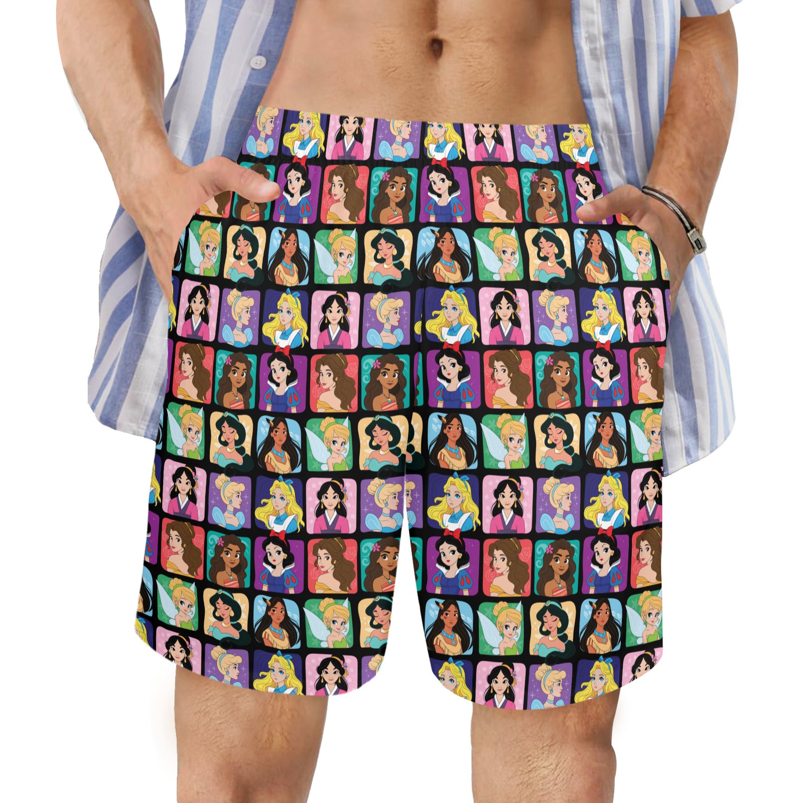Princess Portraits Men's Swim Trunks Swimsuit – Ambrie