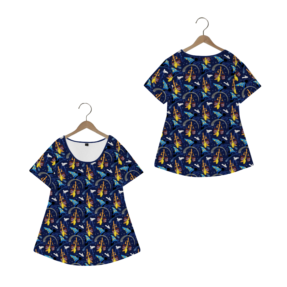 Sorcerer Women's Crew Neck Loose Tunic