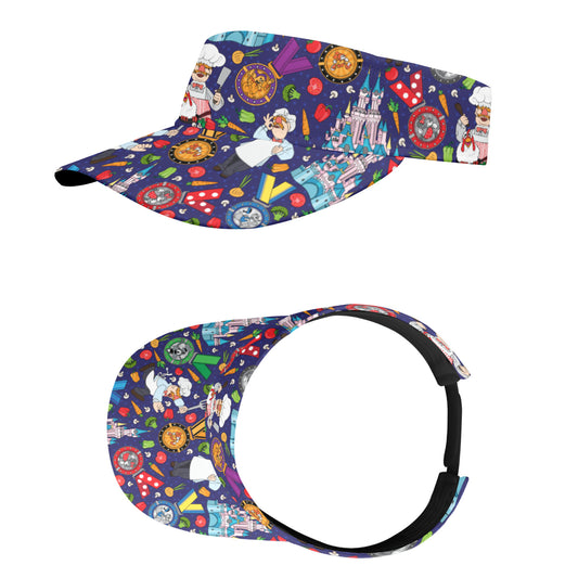 Muppets Chef Wine And Dine Athletic Visor