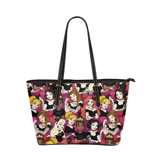 Bad Girls Leather Tote Bag