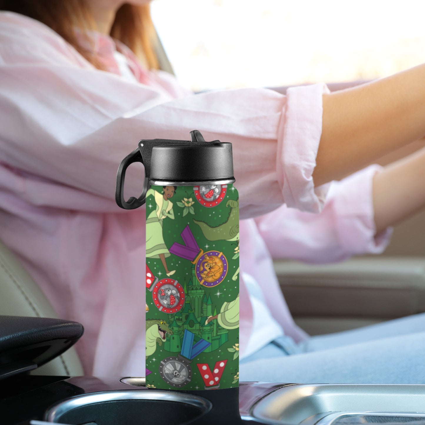 Tiana Wine And Dine Race Insulated Water Bottle
