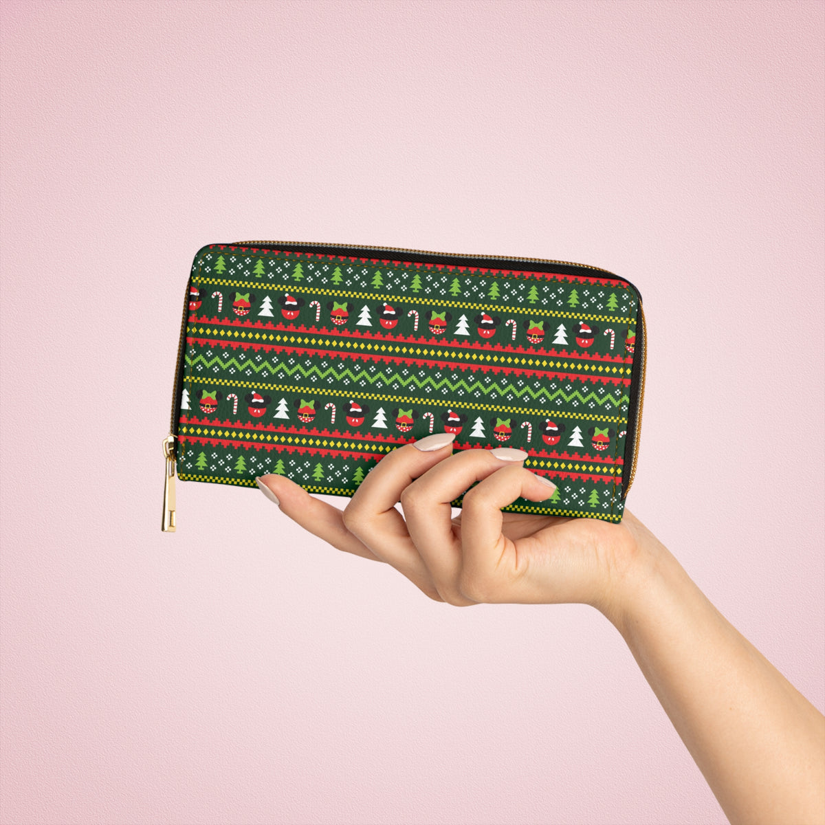 Christmas Sweater Zipper Wallet