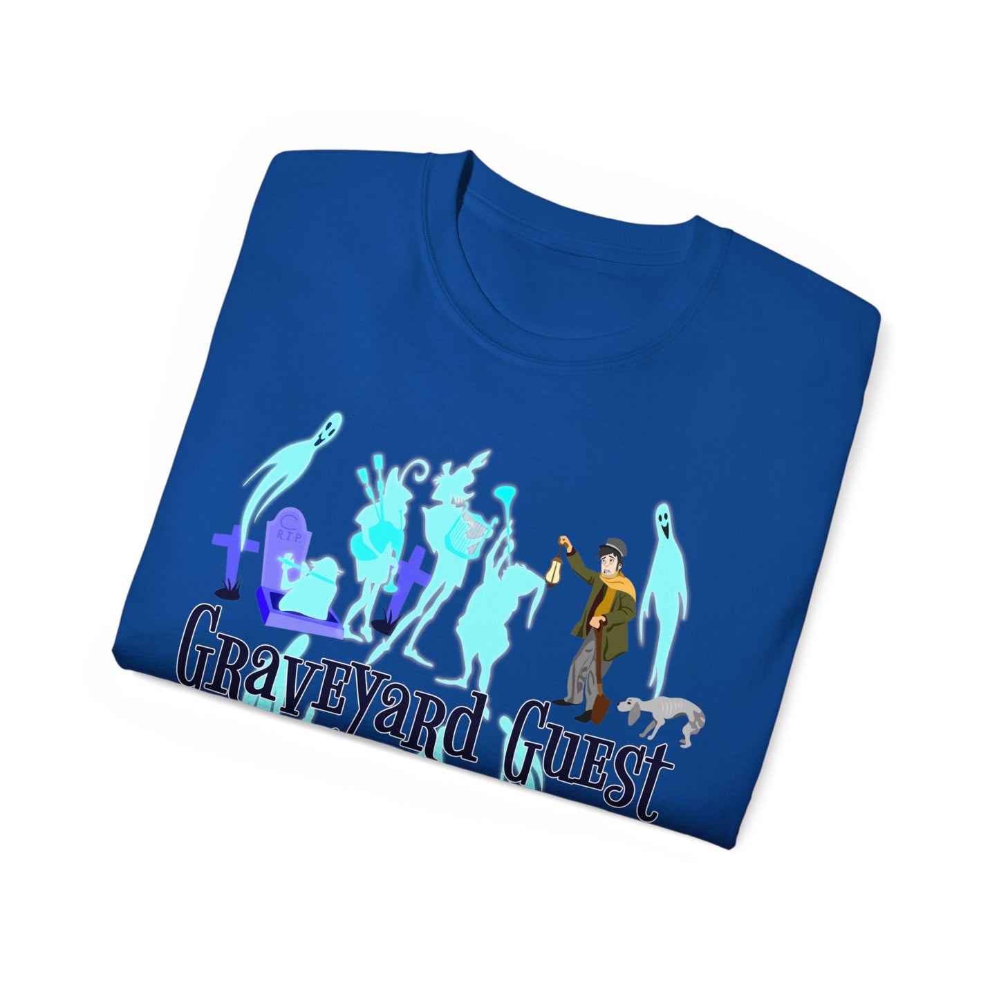 Haunted Graveyard Guest Unisex Graphic Tee