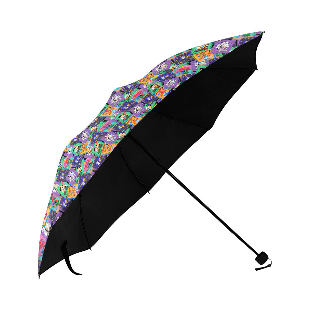 Classic Posters Anti-UV Foldable Umbrella