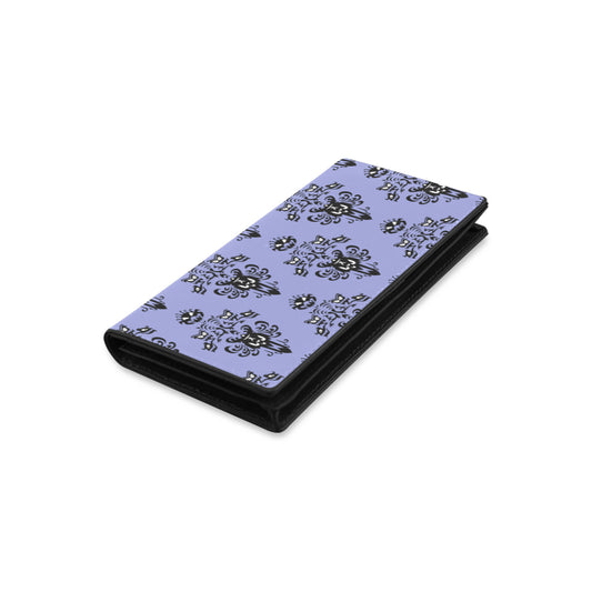 Haunted Mansion Wallpaper Women's Leather Wallet