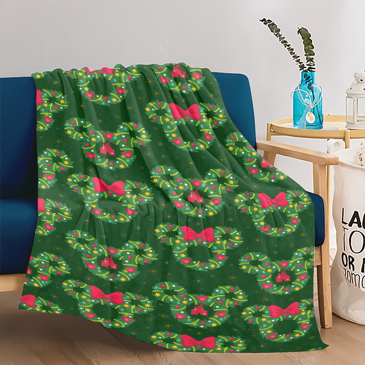 Christmas Wreaths Ultra-Soft Micro Fleece Blanket 32"x48"