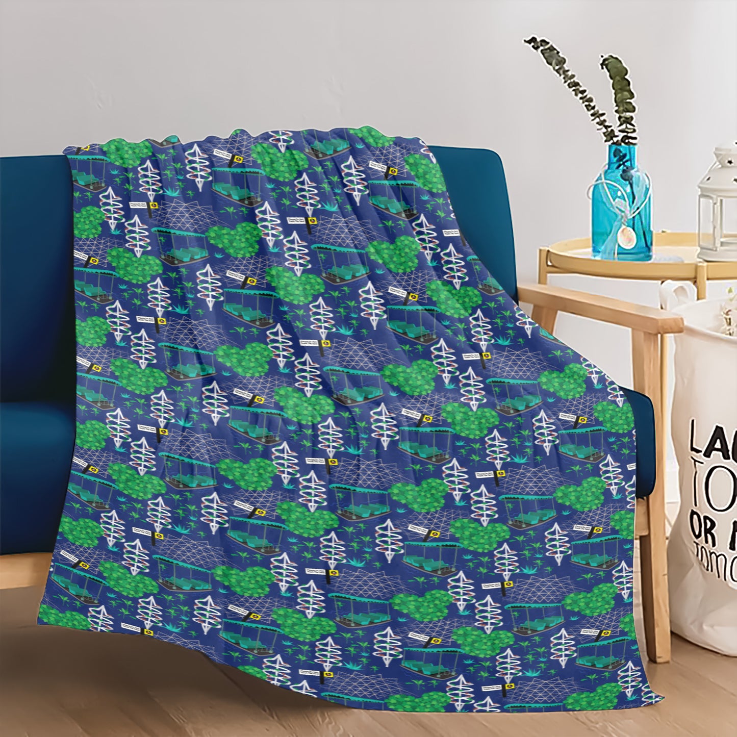 Living With The Land Ultra-Soft Micro Fleece Blanket 32"x48"