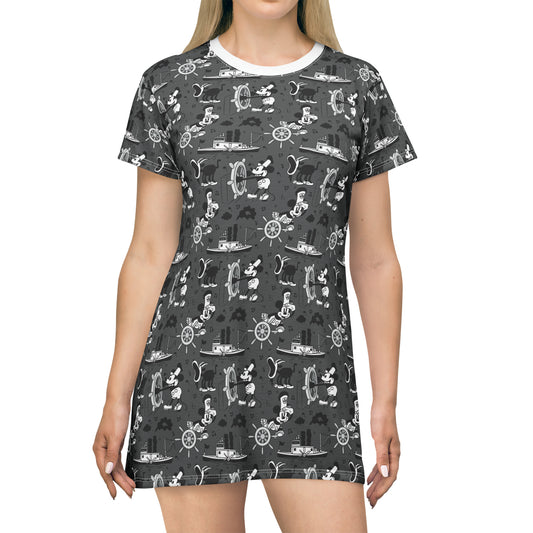 Steamboat Mickey T-Shirt Dress
