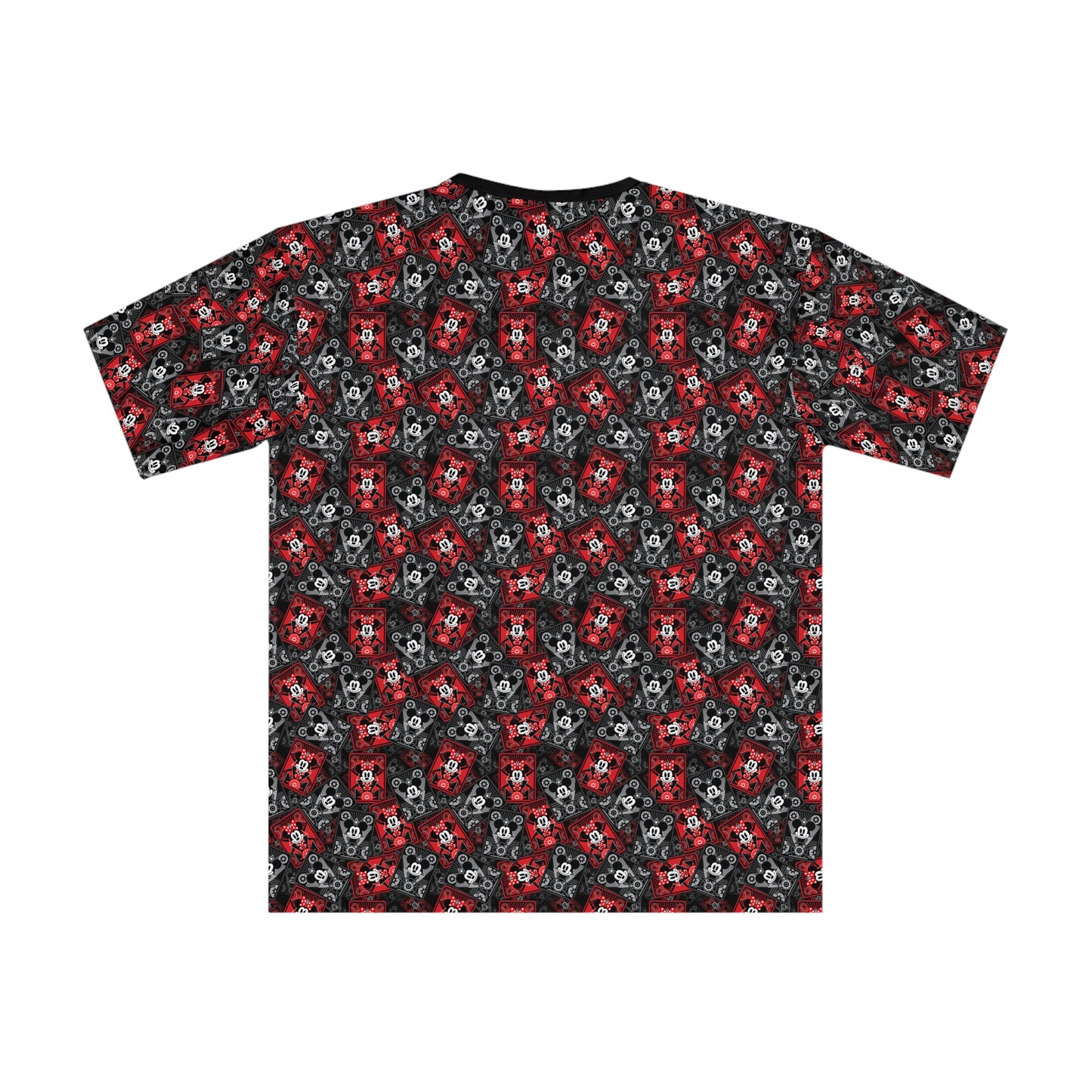 Mickey And Minnie Steamboat Cards Unisex Loose T-shirt