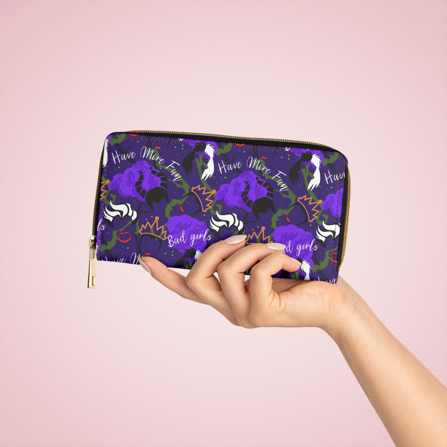 Bad Girls Have More Fun Zipper Wallet