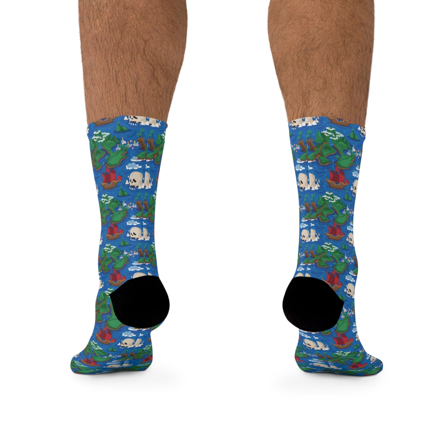 Disney Peter Pan Neverland Map Socks