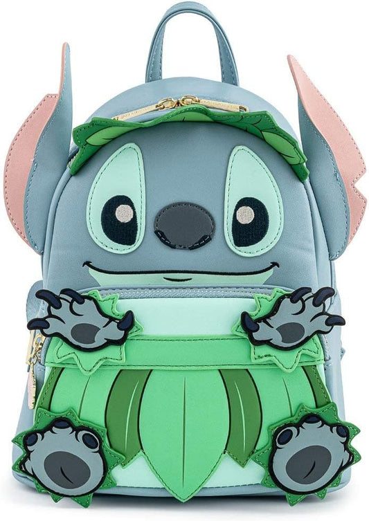 Disney Stitch Luau Cosplay Womens Double Strap Shoulder Bag Purse Backpack