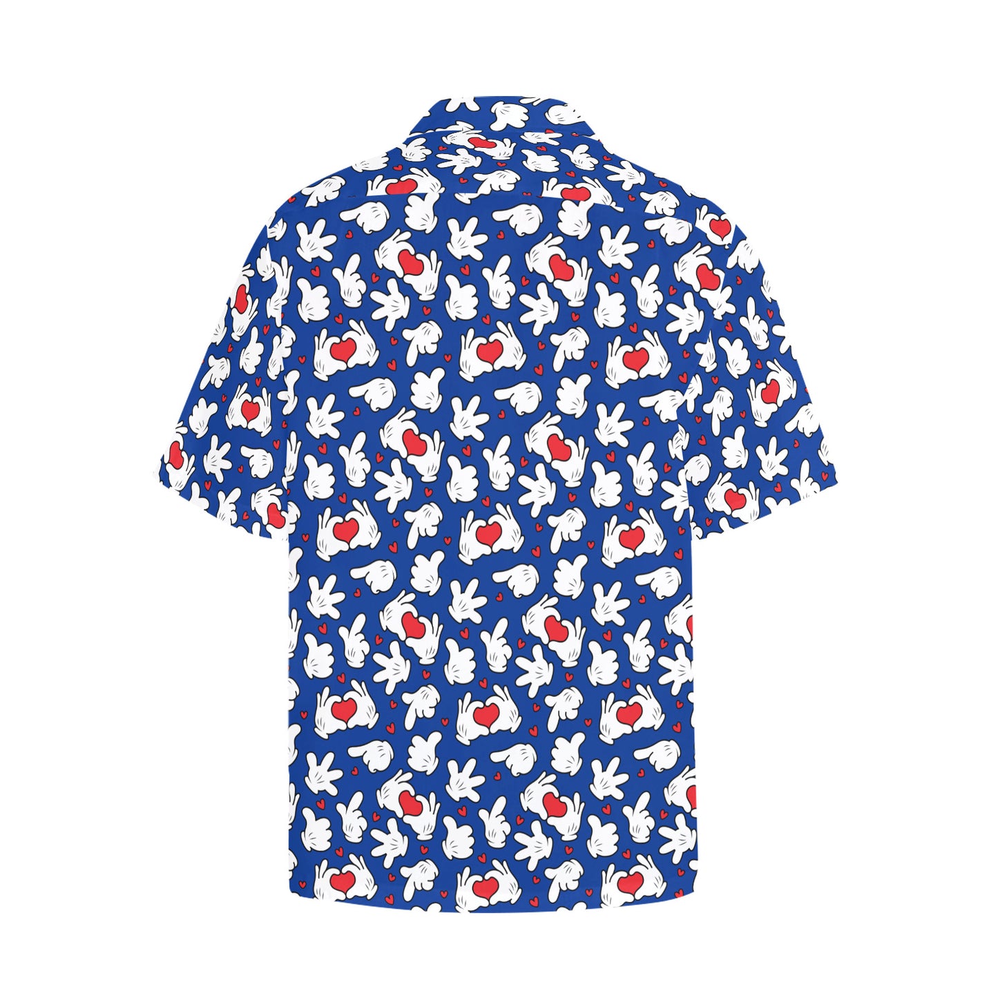 Happy Hands Hawaiian Shirt With Chest Pocket