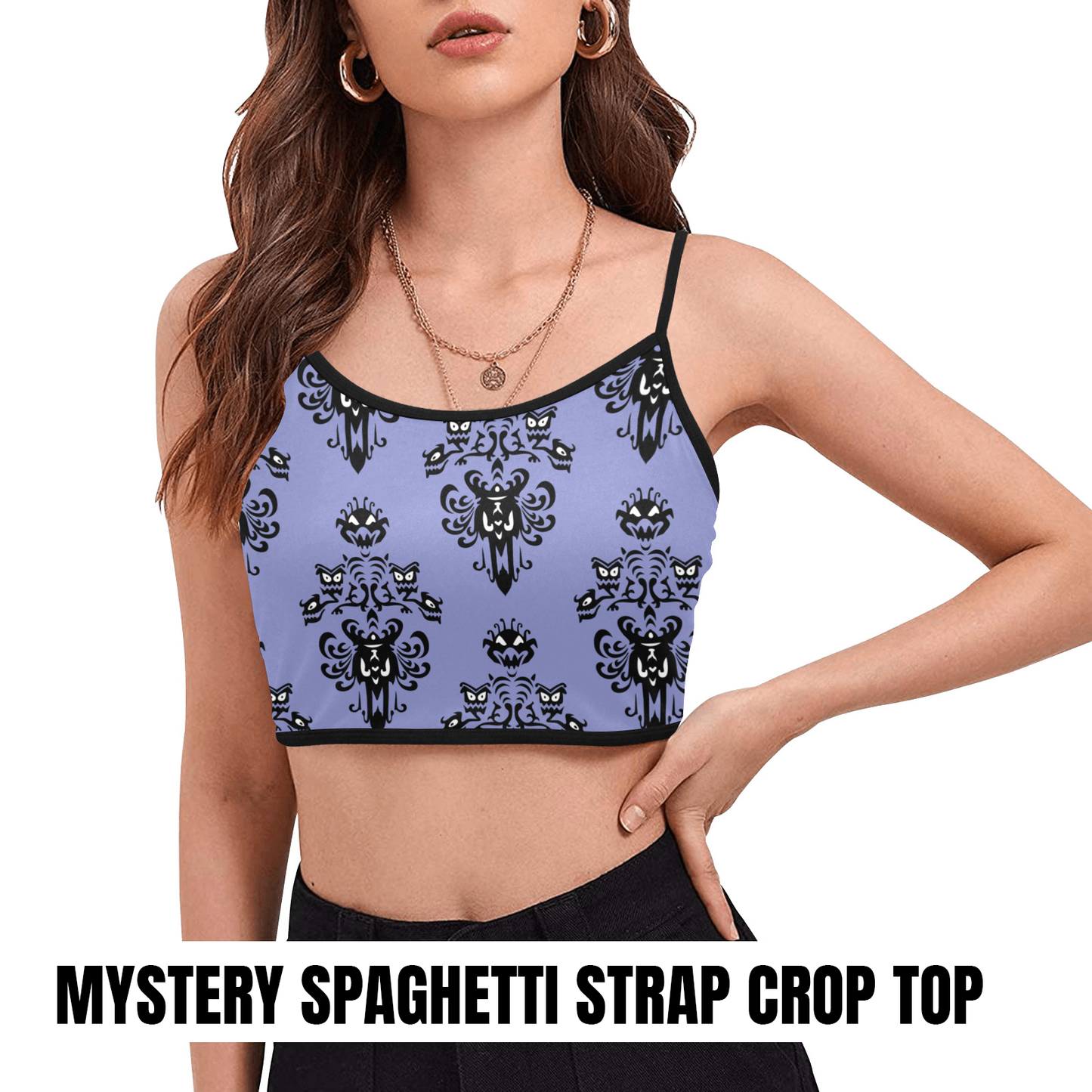 Mystery Women's Spaghetti Strap Crop Top