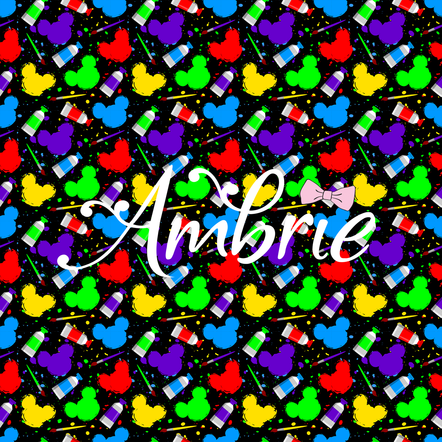 Art Festival Seamless Pattern, Magical Cartoon Seamless pattern, Fabric Sublimation